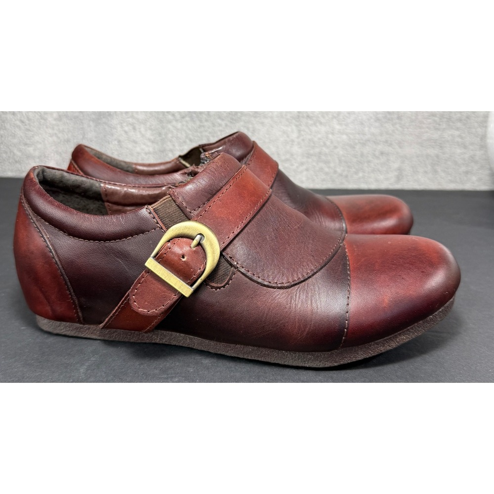 Spring Step L'Artiste‎ Cookiedough Shoes Women's 39 Leather Buckle Loafers
